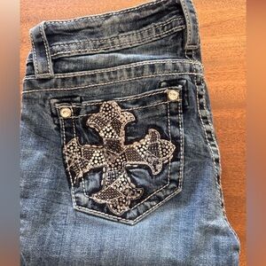 Miss Me Cuffed Skinny